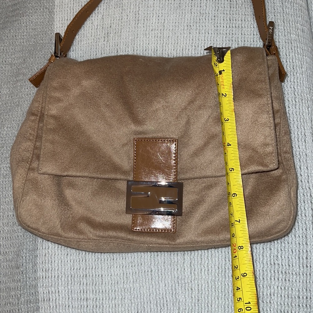 FENDI cashmere Zucca Mama Baguette Bag - Picture 6 of 13